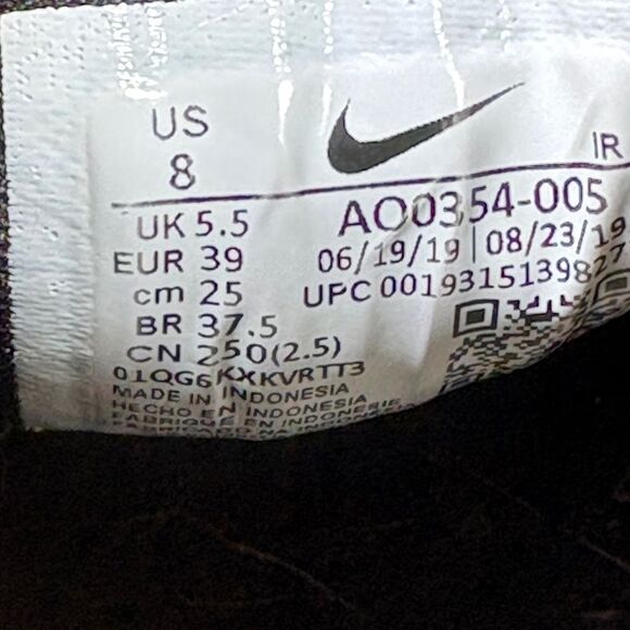 Size 8 - Women’s Nike zoom 2K multicolor shoes - Picture 8 of 8